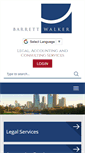 Mobile Screenshot of barrettwalker.com.au
